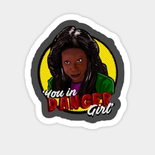 You in Danger Girl Sticker